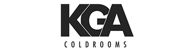 KGA Cold Rooms black logo